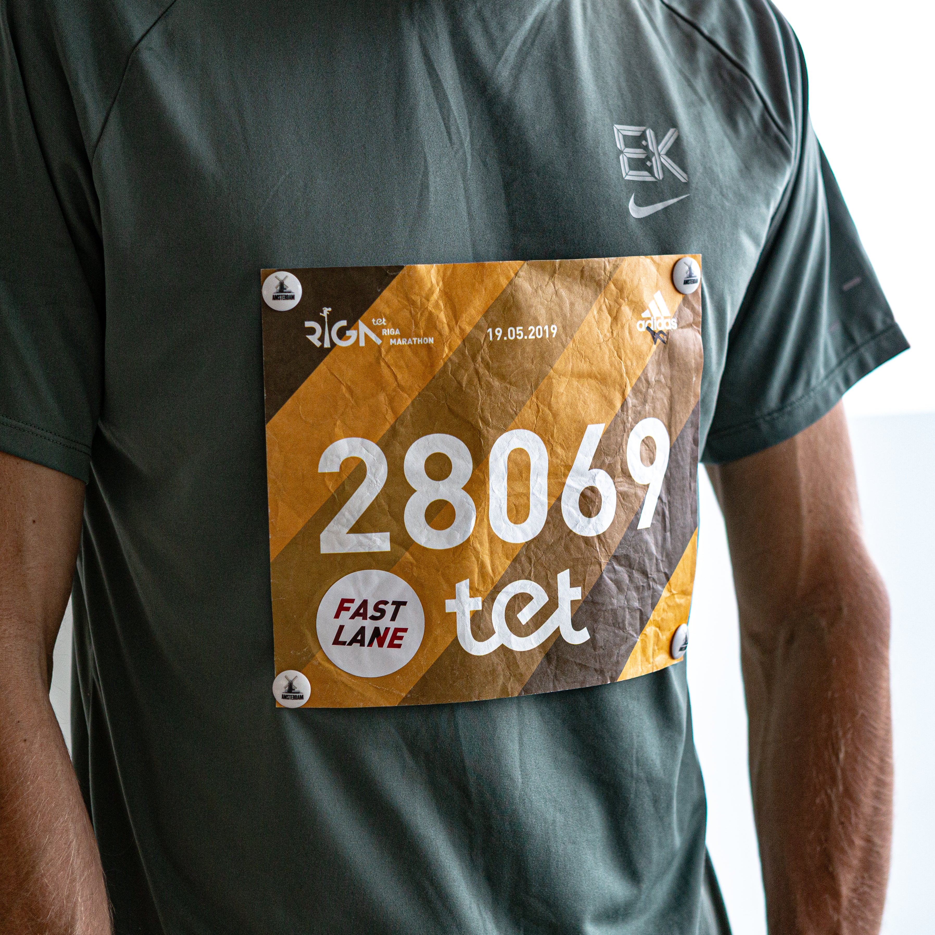 Race Number Magnets (BLACK)