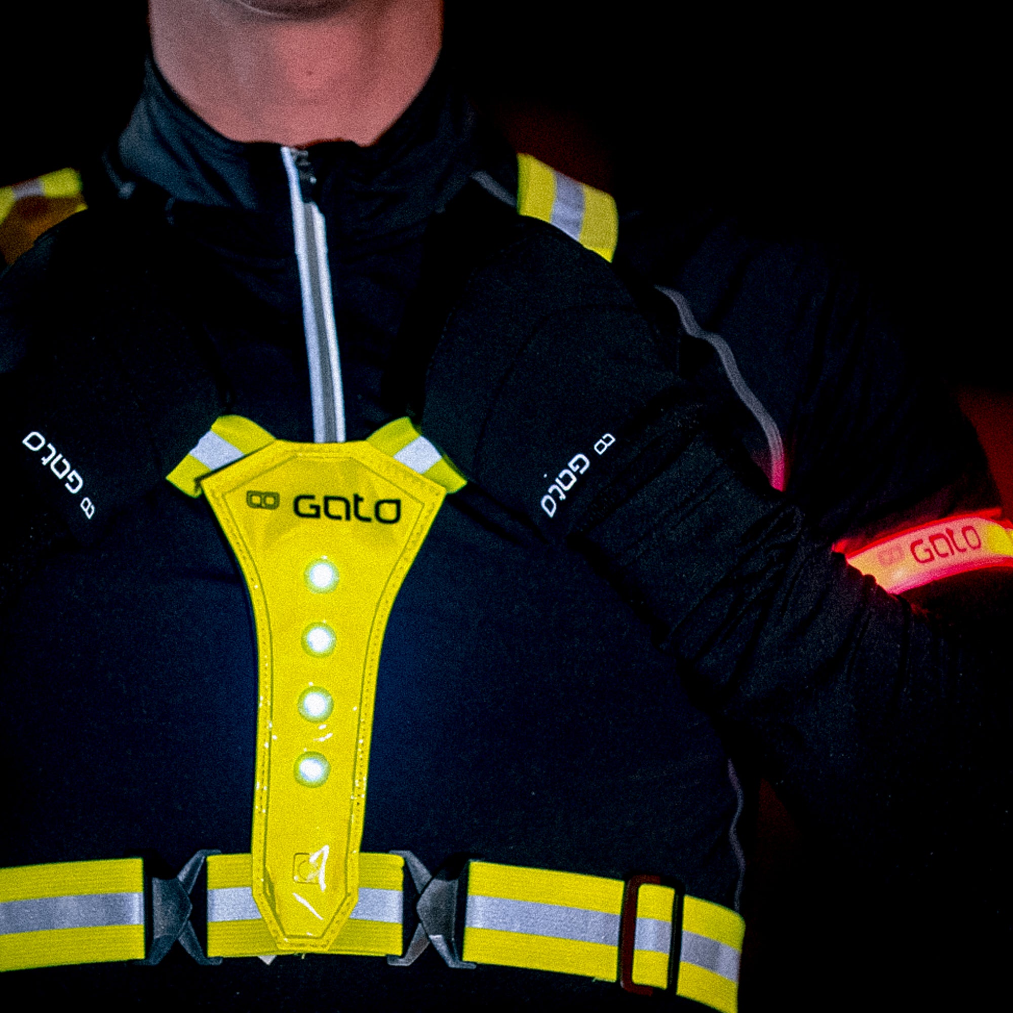 LED SAFER SPORT VEST (GREY)