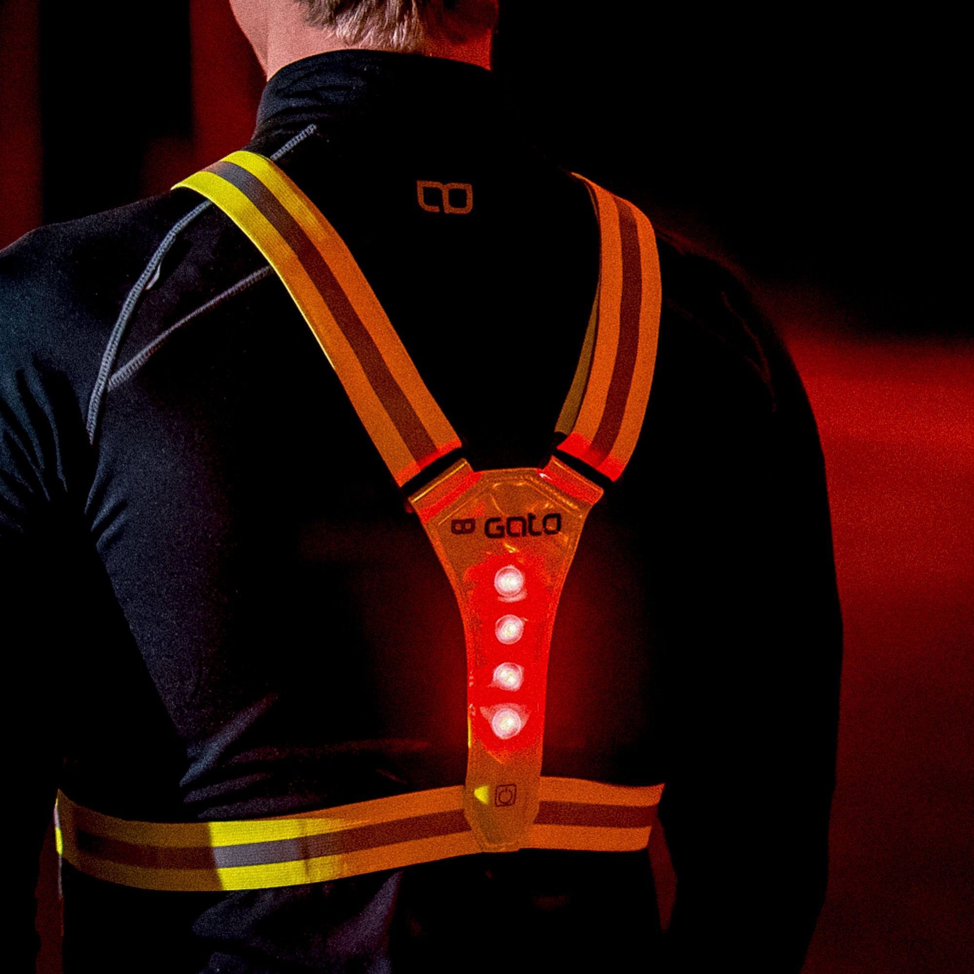 LED SAFER SPORT VEST / YELLOW