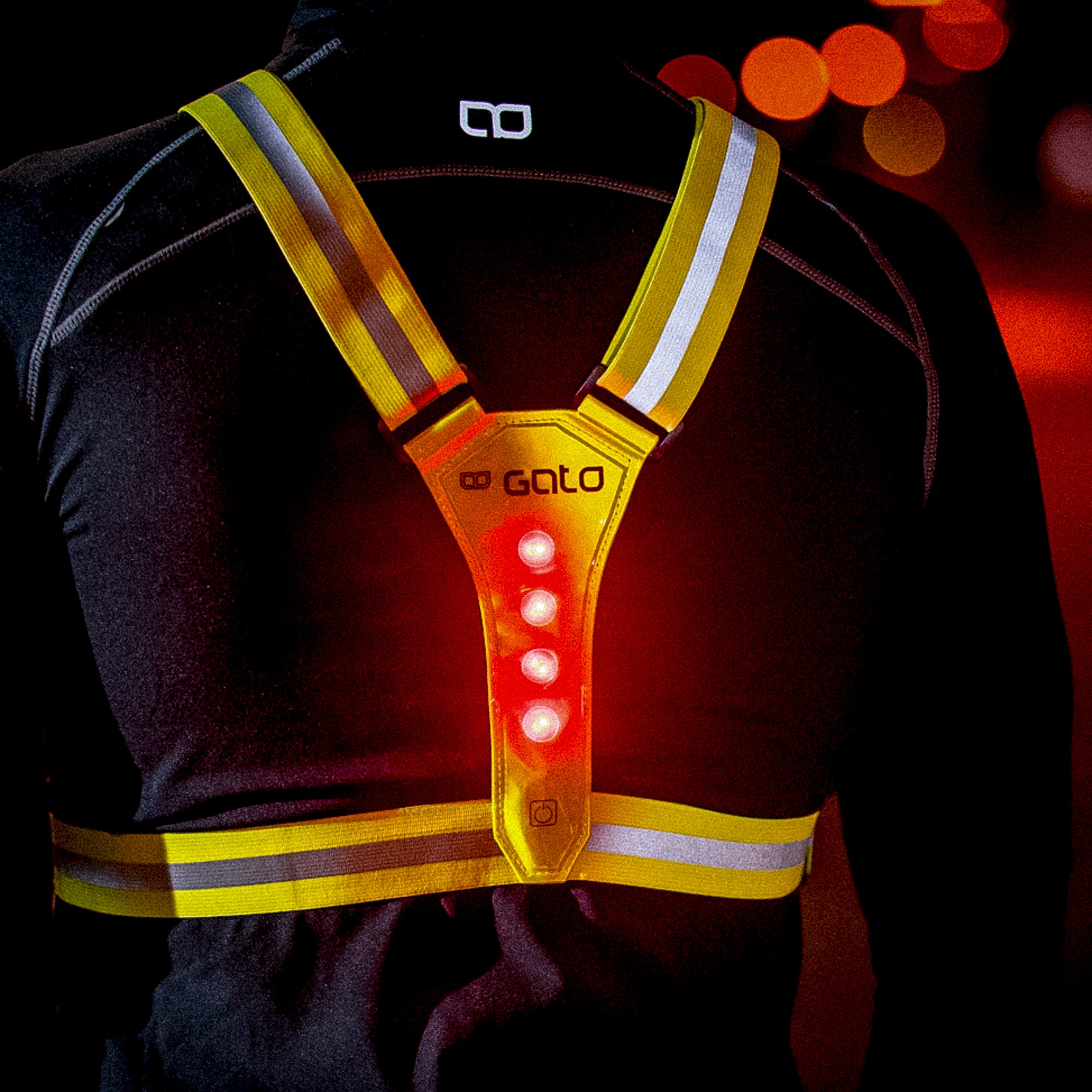 LED SAFER SPORT VEST (GREY)