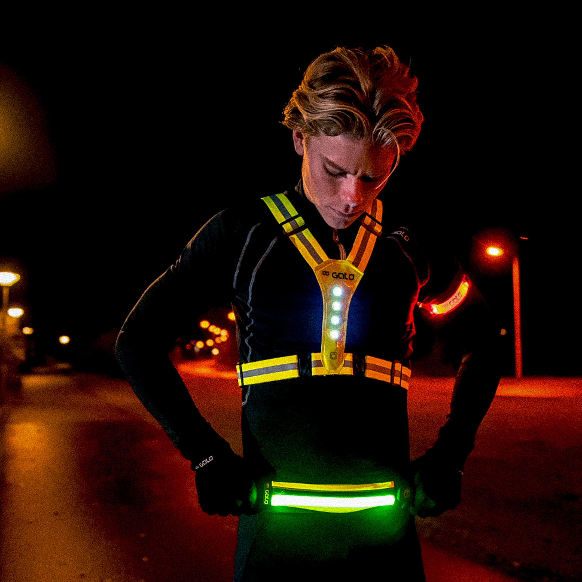 WATERPROOF USB LED SPORTS BELT