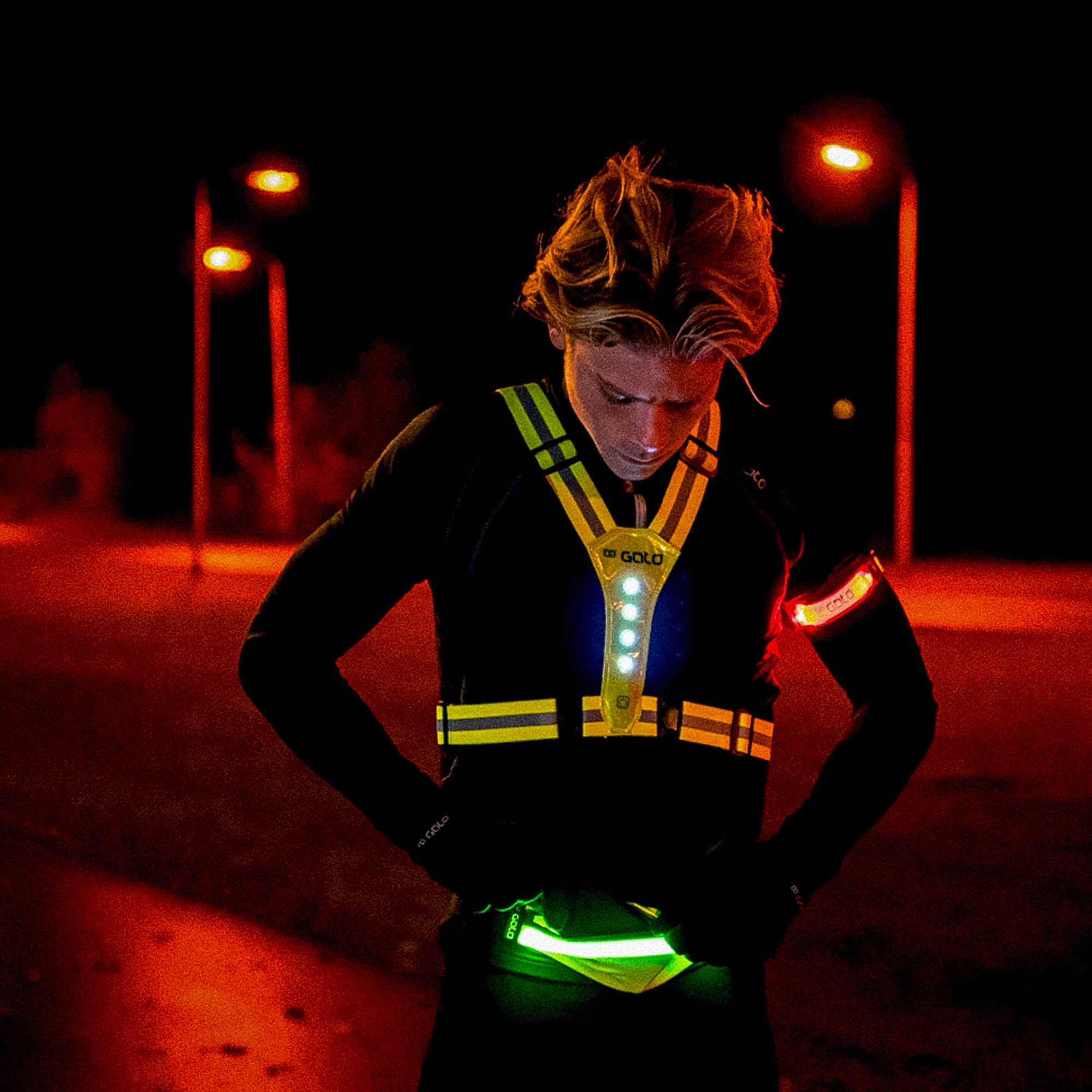 WATERPROOF USB LED SPORTS BELT