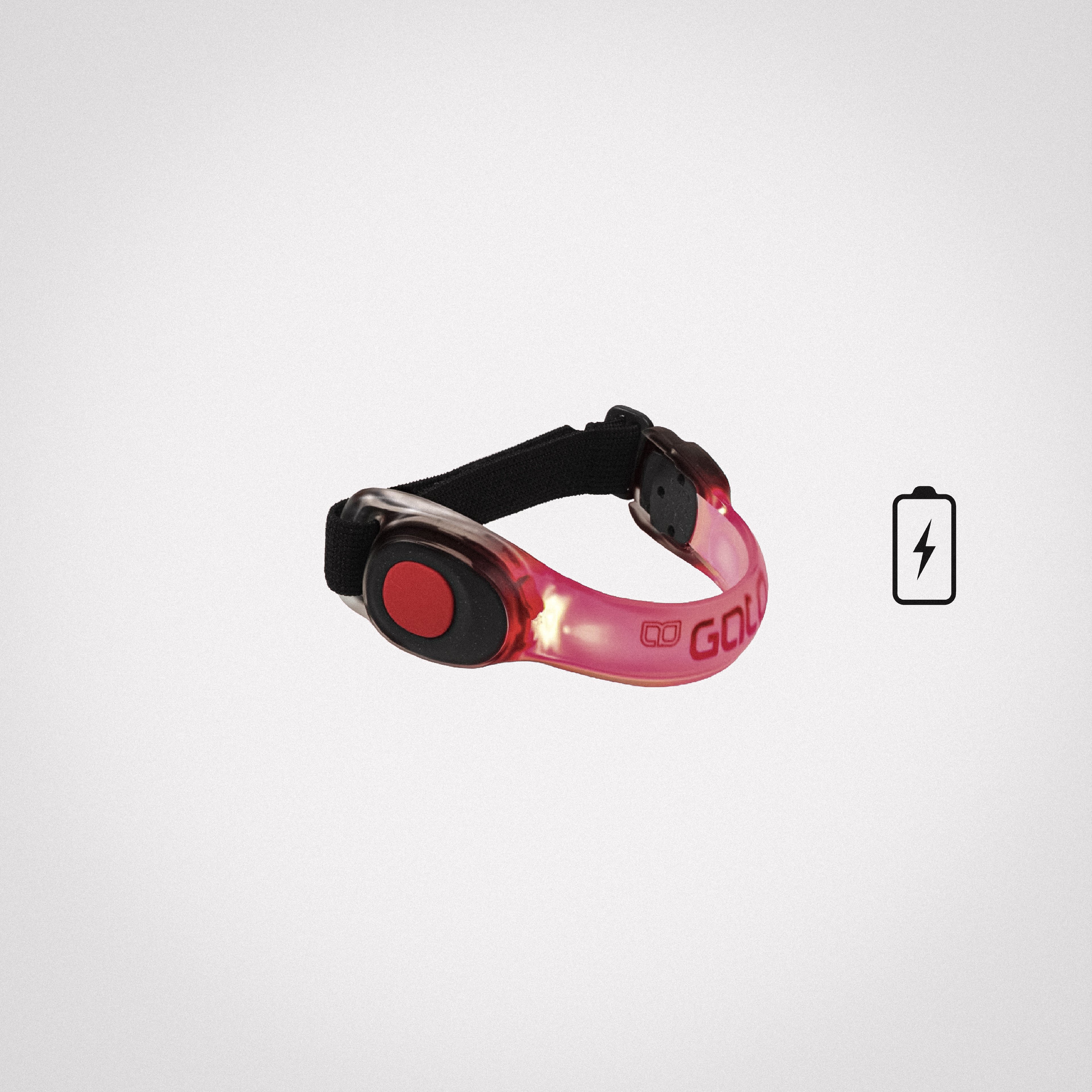 USB NEON LED ARMBAND (RED)