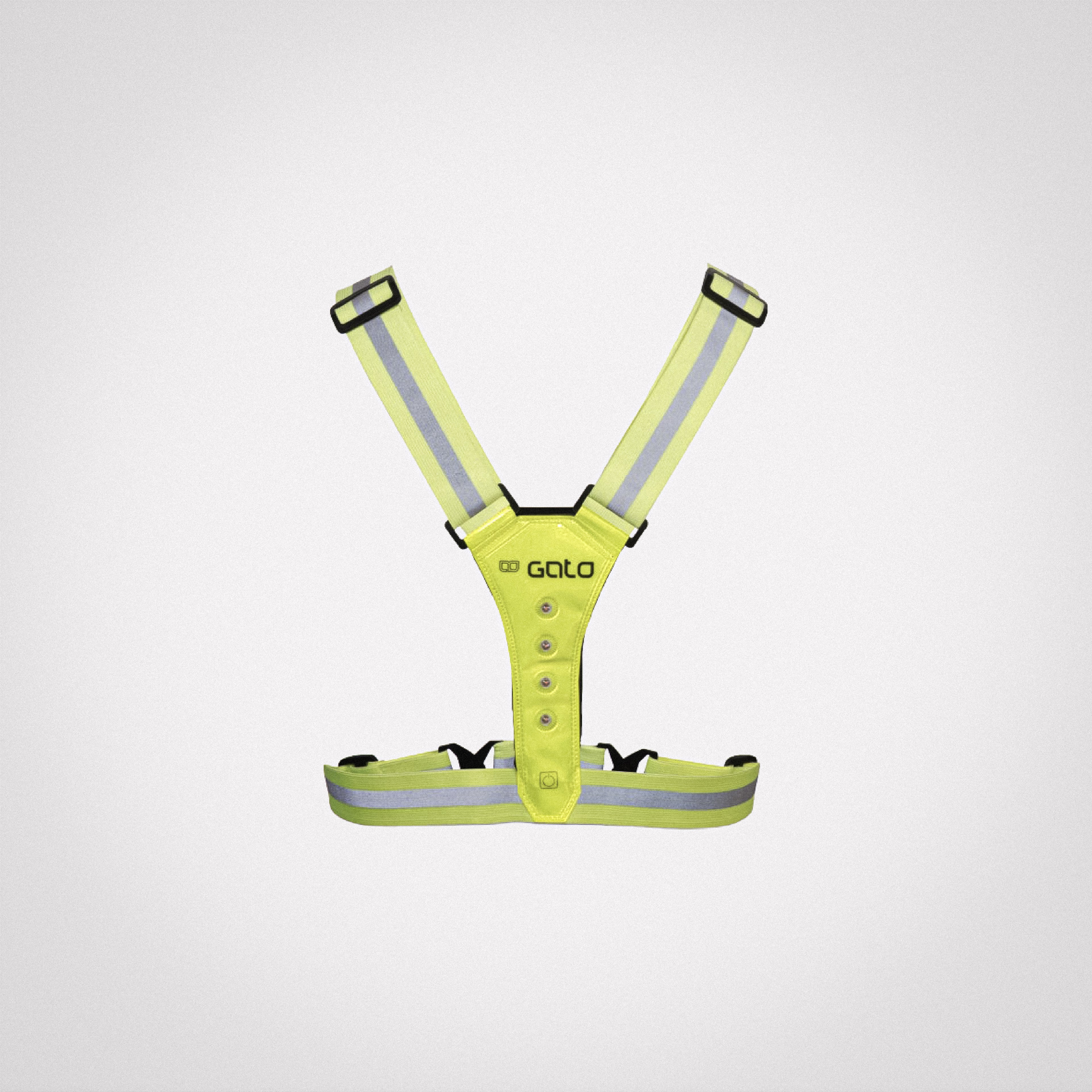 LED USB SPORT VEST / YELLOW