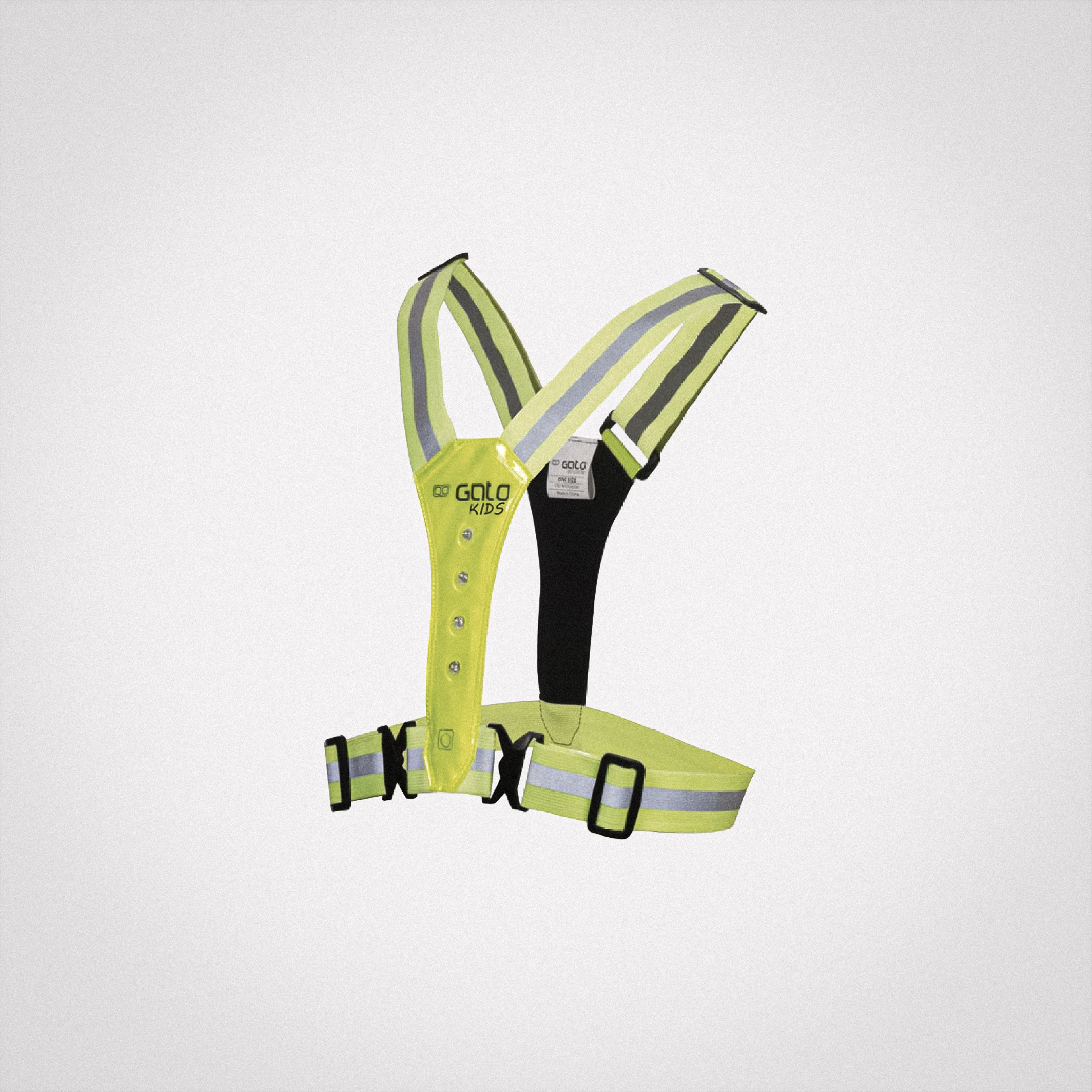 KIDS LED SAFER VEST / YELLOW