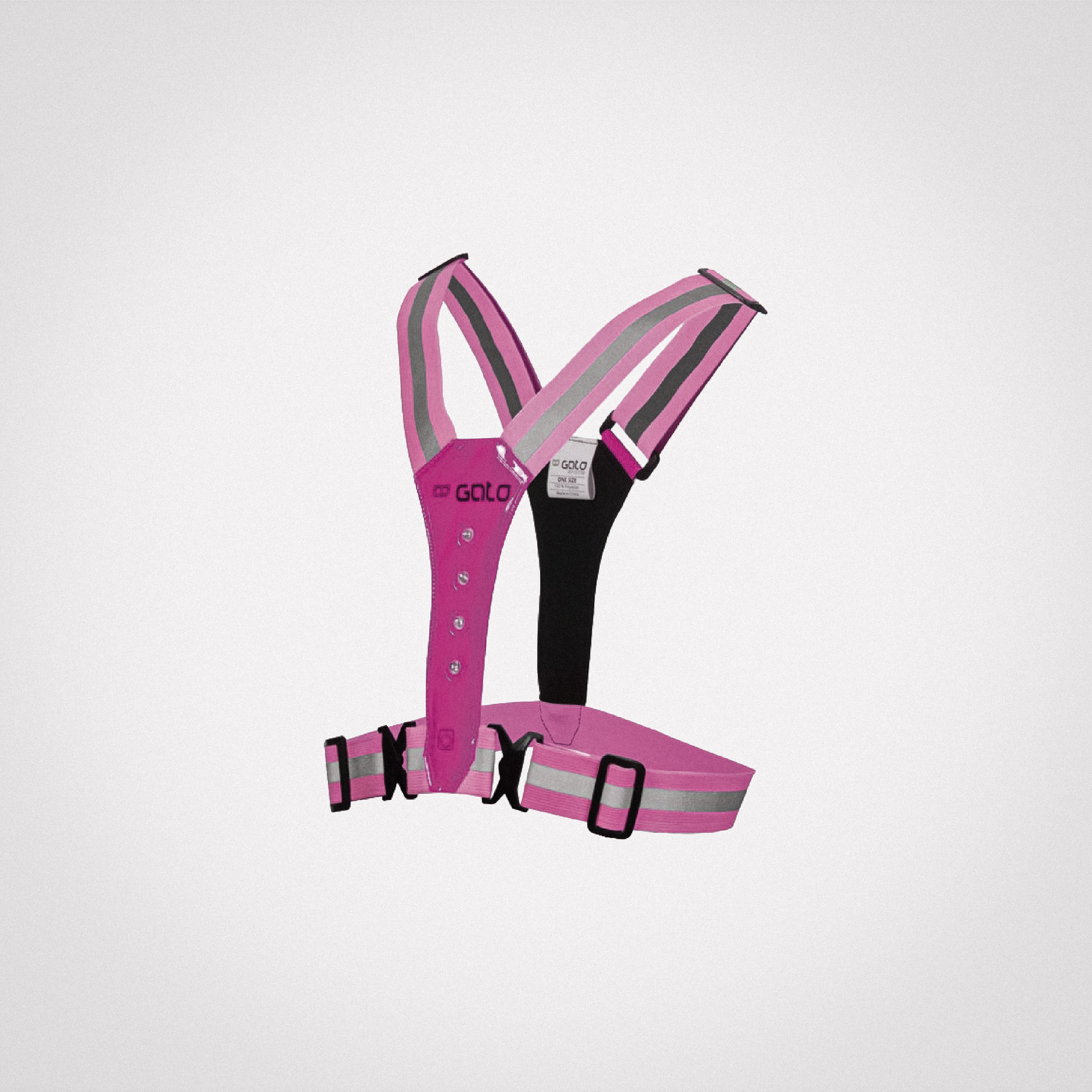 LED SAFER SPORT VEST / PINK