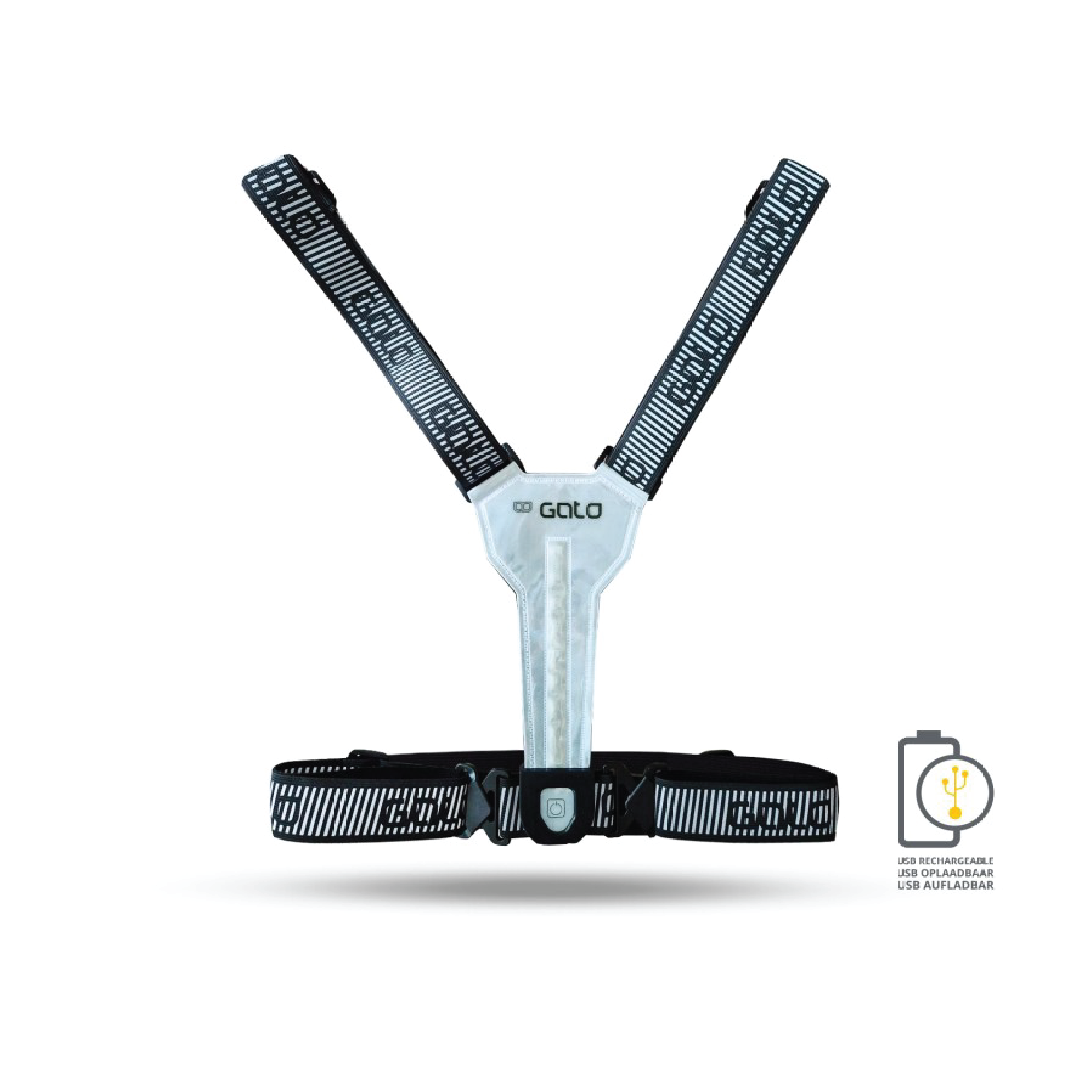 LED USB VEST ULTRA (GREY)