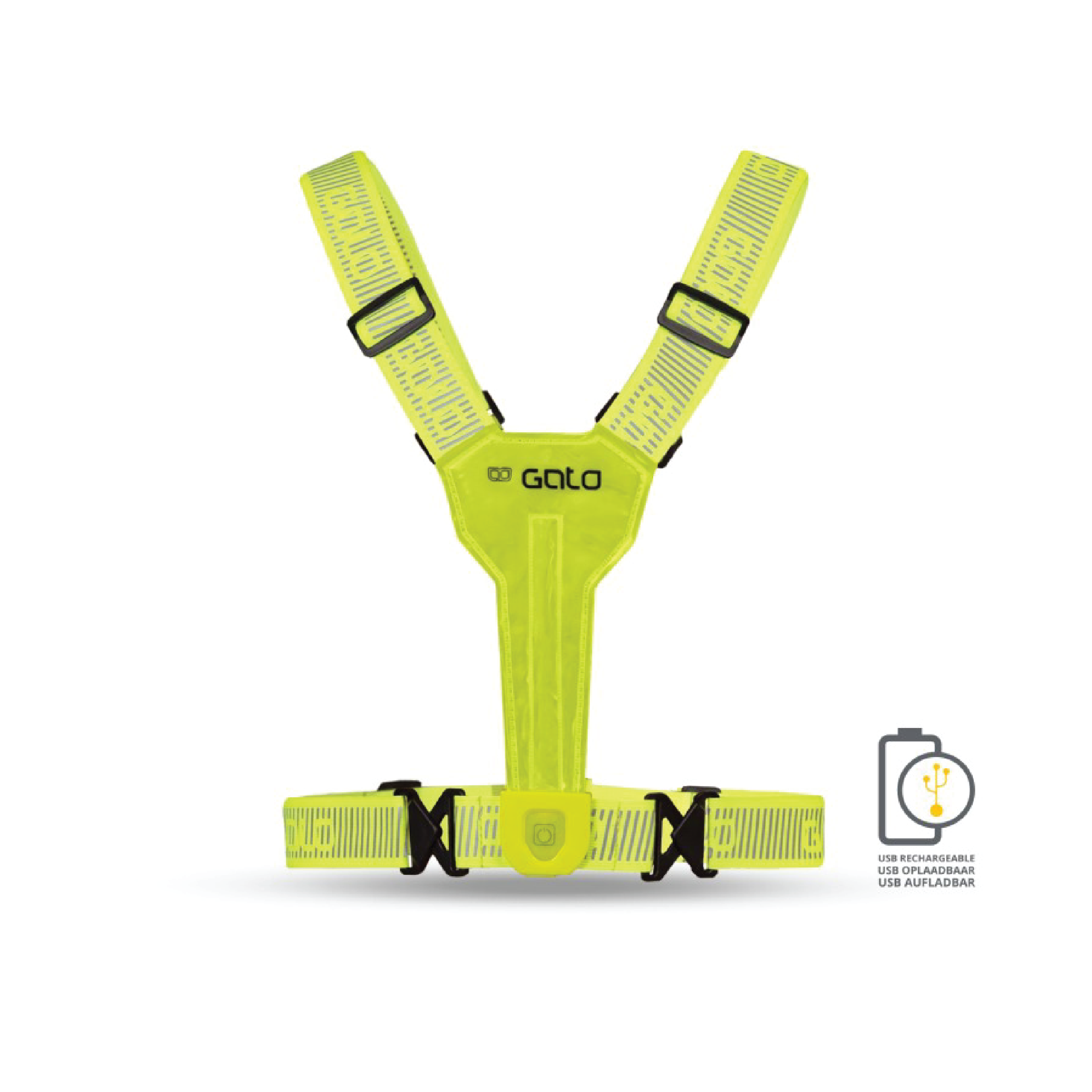 LED USB VEST ULTRA (YELLOW)